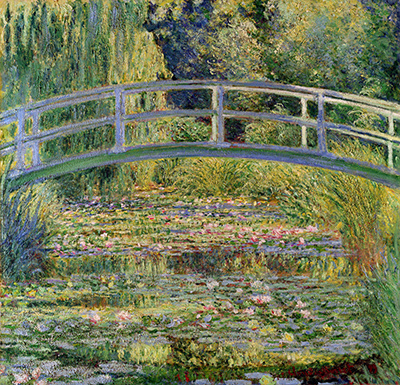 Die japanische Brücke Claude Monet